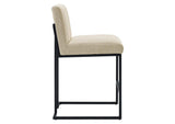 EEI-4653-BEI Indulge Channel Tufted Fabric Counter Stool By Modway