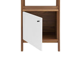 EEI-4655-WAL-WHI Bixby 21" Bookshelf By Modway
