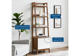 EEI-4655-WAL-WHI Bixby 21" Bookshelf By Modway