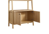 EEI-4656-OAK Bixby 33" Bookshelf By Modway