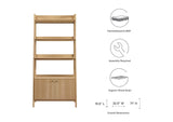 EEI-4656-OAK Bixby 33" Bookshelf By Modway