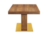 EEI-4660-WAL-GLD Vector Expandable Dining Table By Modway