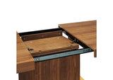EEI-4660-WAL-GLD Vector Expandable Dining Table By Modway