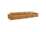 EEI-4710-TAN Restore 4-Piece Vegan Leather Sofa By Modway