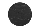 EEI-4746-GLD-BLK Verne 28" Artificial Marble Dining Table By Modway