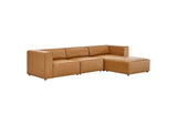 EEI-4790-TAN Mingle Vegan Leather Sofa And Ottoman Set By Modway