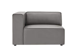 EEI-4793-GRY Mingle 4-Piece Vegan Leather Sectional Sofa By Modway