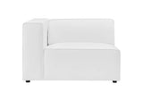 EEI-4793-WHI Mingle 4-Piece Vegan Leather Sectional Sofa By Modway