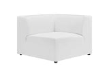 EEI-4797-WHI Mingle 7-Piece Vegan Leather Sectional Sofa By Modway