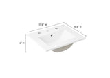 EEI-4836-WHI Cayman 18" Bathroom Sink By Modway