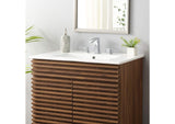 EEI-4837-WHI Cayman 30" Bathroom Sink By Modway