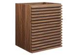 EEI-4848-WAL Render 18" Wall-Mount Bathroom Vanity Cabinet - Sink Basin Not Included - By Modway