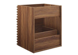 EEI-4848-WAL Render 18" Wall-Mount Bathroom Vanity Cabinet - Sink Basin Not Included - By Modway