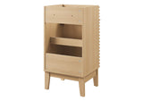 EEI-4849-OAK Render 18" Bathroom Vanity Cabinet - Sink Basin Not Included - By Modway