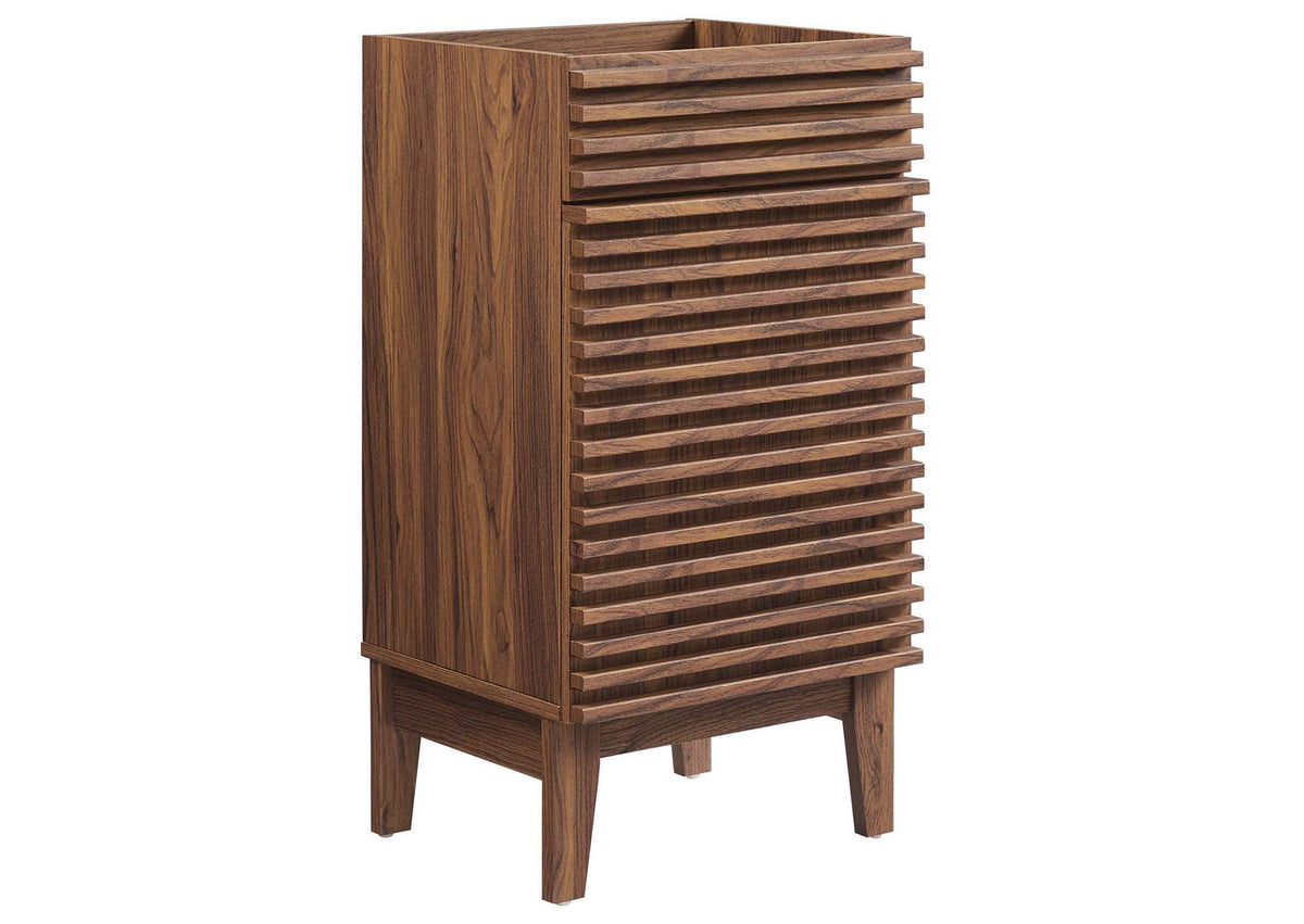 EEI-4849-WAL Render 18" Bathroom Vanity Cabinet - Sink Basin Not Included - By Modway