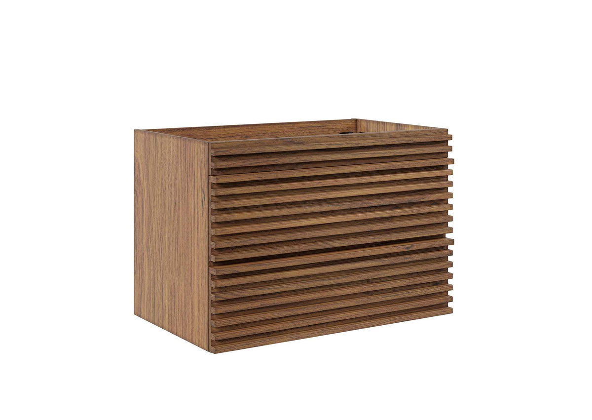 EEI-4850-WAL Render 30" Wall-Mount Bathroom Vanity Cabinet - Sink Basin Not Included - By Modway