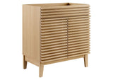 EEI-4851-OAK Render 30" Bathroom Vanity Cabinet - Sink Basin Not Included - By Modway