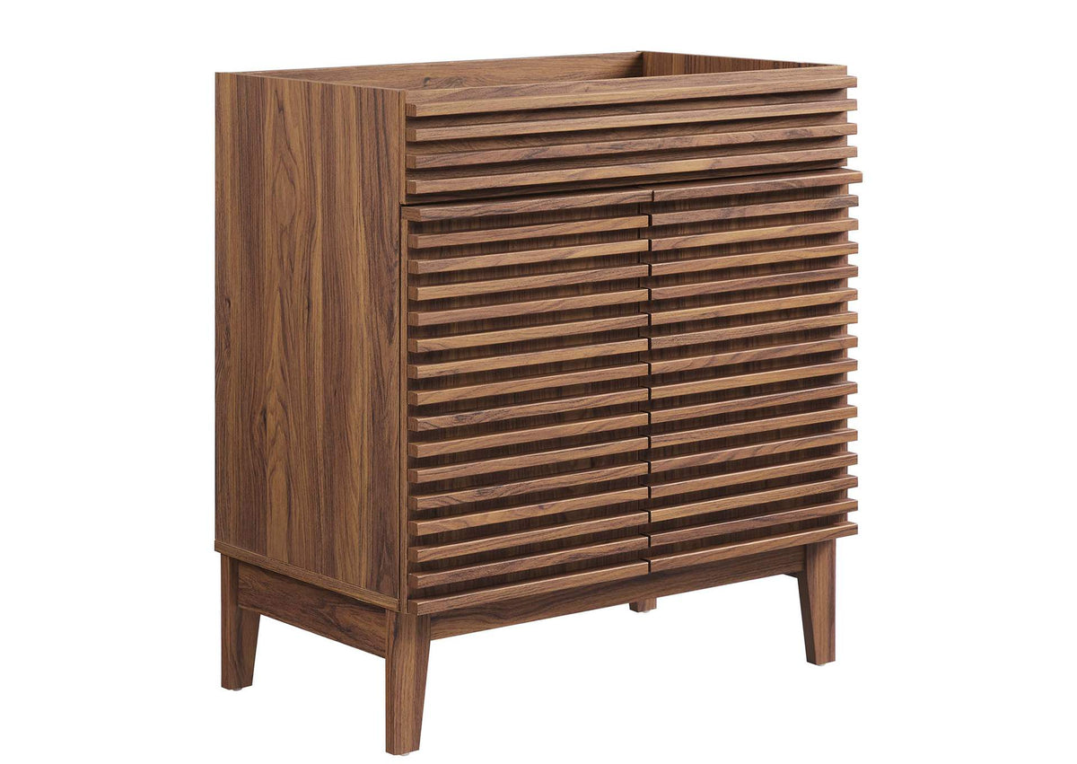EEI-4851-WAL Render 30" Bathroom Vanity Cabinet - Sink Basin Not Included - By Modway