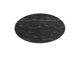 EEI-4881-BLK-BLK Lippa 60" Oval Faux Marble Dining Table By Modway