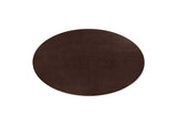 EEI-4888-BLK-CHE Lippa 78" Oval Wood Dining Table By Modway