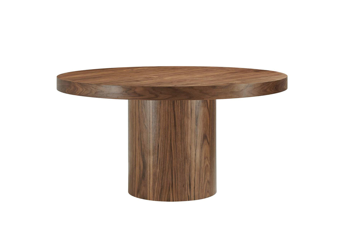 EEI-4911-WAL Gratify 60" Round Dining Table By Modway