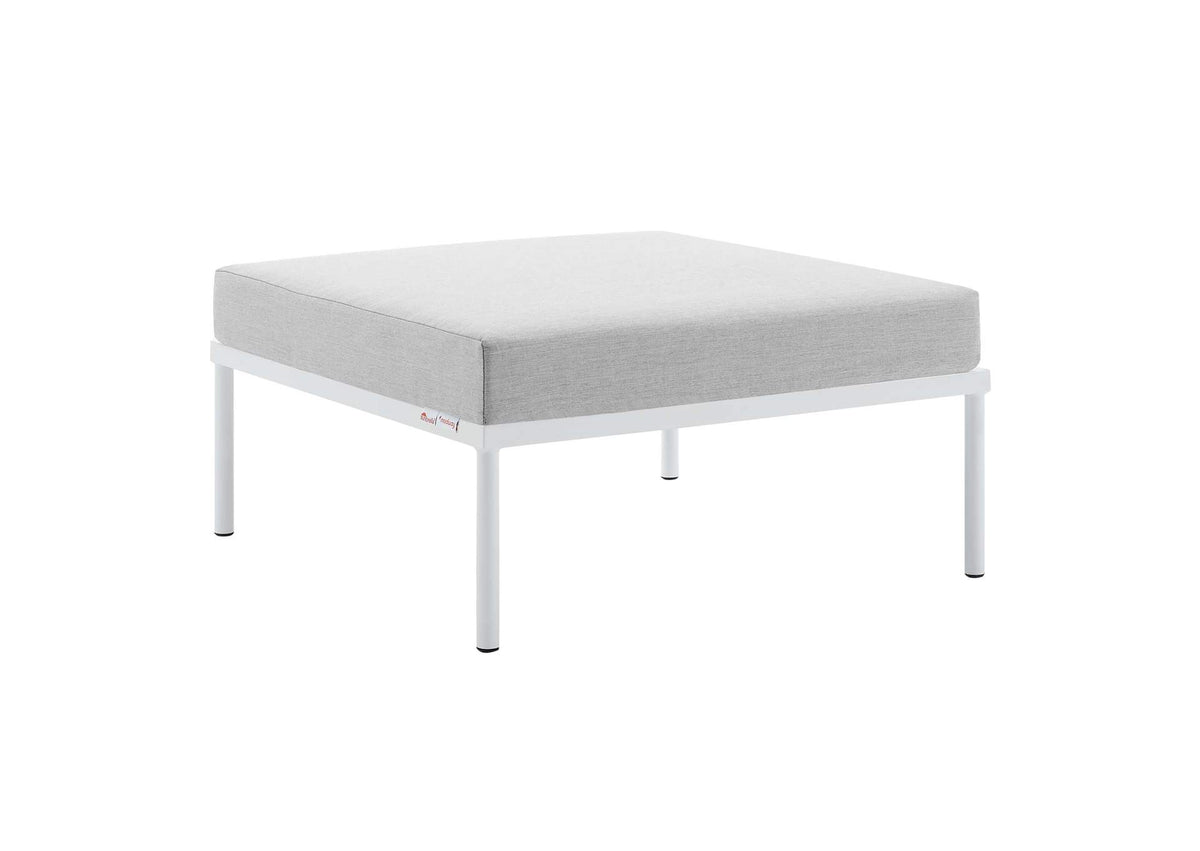 EEI-4969-GRY Harmony Sunbrella® Outdoor Patio Aluminum Ottoman By Modway