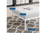 EEI-4969-GRY Harmony Sunbrella® Outdoor Patio Aluminum Ottoman By Modway