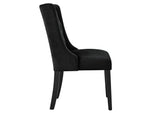 EEI-5013-BLK Baronet Performance Velvet Dining Chairs Set Of 2 By Modway