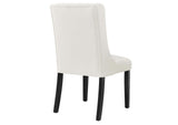 EEI-5013-WHI Baronet Performance Velvet Dining Chairs Set Of 2 By Modway