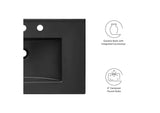 EEI-5070-BLK Cayman 30" Bathroom Sink By Modway
