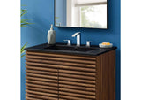 EEI-5070-BLK Cayman 30" Bathroom Sink By Modway