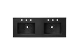 EEI-5073-BLK Cayman 48" Double Basin Bathroom Sink By Modway