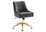 EEI-5079-GRY Discern Performance Velvet Office Chair By Modway