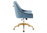 EEI-5079-LBU Discern Performance Velvet Office Chair By Modway
