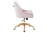 EEI-5079-PNK Discern Performance Velvet Office Chair By Modway