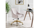 EEI-5079-PNK Discern Performance Velvet Office Chair By Modway