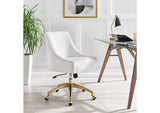 EEI-5079-WHI Discern Performance Velvet Office Chair By Modway