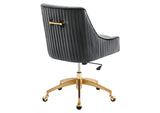 EEI-5080-GRY Discern Performance Velvet Office Chair By Modway