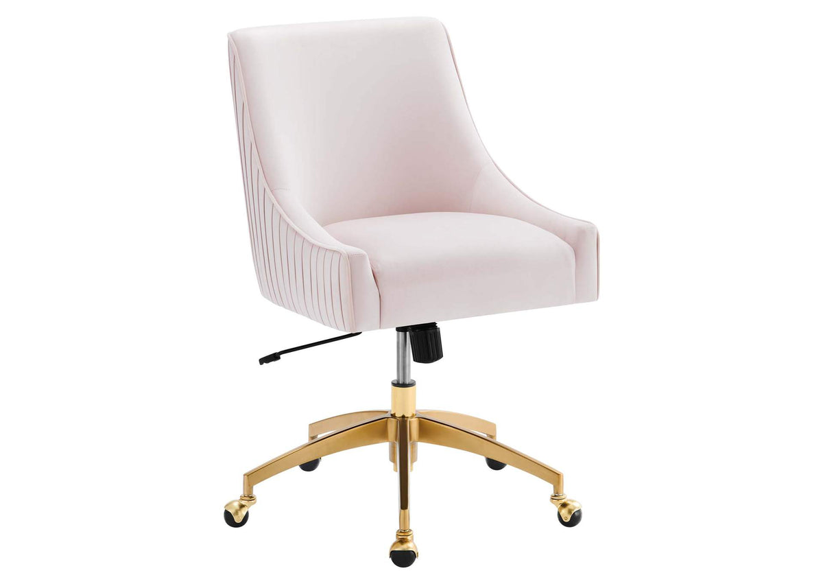 EEI-5080-PNK Discern Performance Velvet Office Chair By Modway