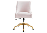 EEI-5080-PNK Discern Performance Velvet Office Chair By Modway