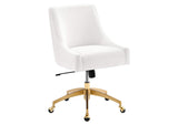 EEI-5080-WHI Discern Performance Velvet Office Chair By Modway