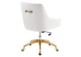 EEI-5080-WHI Discern Performance Velvet Office Chair By Modway