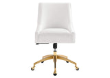 EEI-5080-WHI Discern Performance Velvet Office Chair By Modway