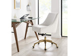 EEI-5080-WHI Discern Performance Velvet Office Chair By Modway