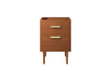 EEI-5082-NAT Cassia 24" Teak Wood Bathroom Vanity Cabinet - Sink Basin Not Included - By Modway
