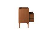 EEI-5082-NAT Cassia 24" Teak Wood Bathroom Vanity Cabinet - Sink Basin Not Included - By Modway