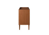 EEI-5083-NAT Cassia 36" Teak Wood Bathroom Vanity Cabinet - Sink Basin Not Included - By Modway