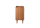 EEI-5086-NAT Birdie 24" Teak Wood Bathroom Vanity Cabinet - Sink Basin Not Included - By Modway