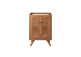 EEI-5086-NAT Birdie 24" Teak Wood Bathroom Vanity Cabinet - Sink Basin Not Included - By Modway