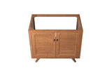 EEI-5087-NAT Birdie 36" Teak Wood Bathroom Vanity Cabinet - Sink Basin Not Included - By Modway
